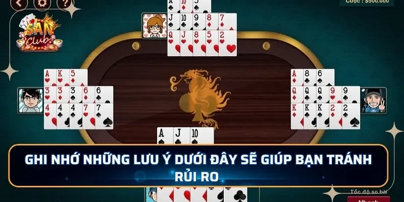 Ghi nhớ những lưu ý dưới đây sẽ giúp bạn tránh rủi ro